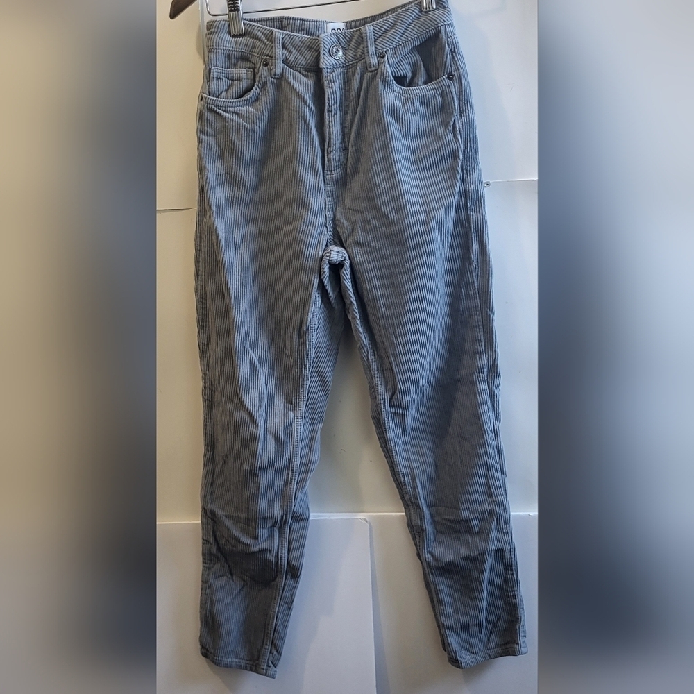 Corduroy,BDG Urban Outfitters, Mom's High Rise, Women Blue/Gray‎ Pant Size 26/32